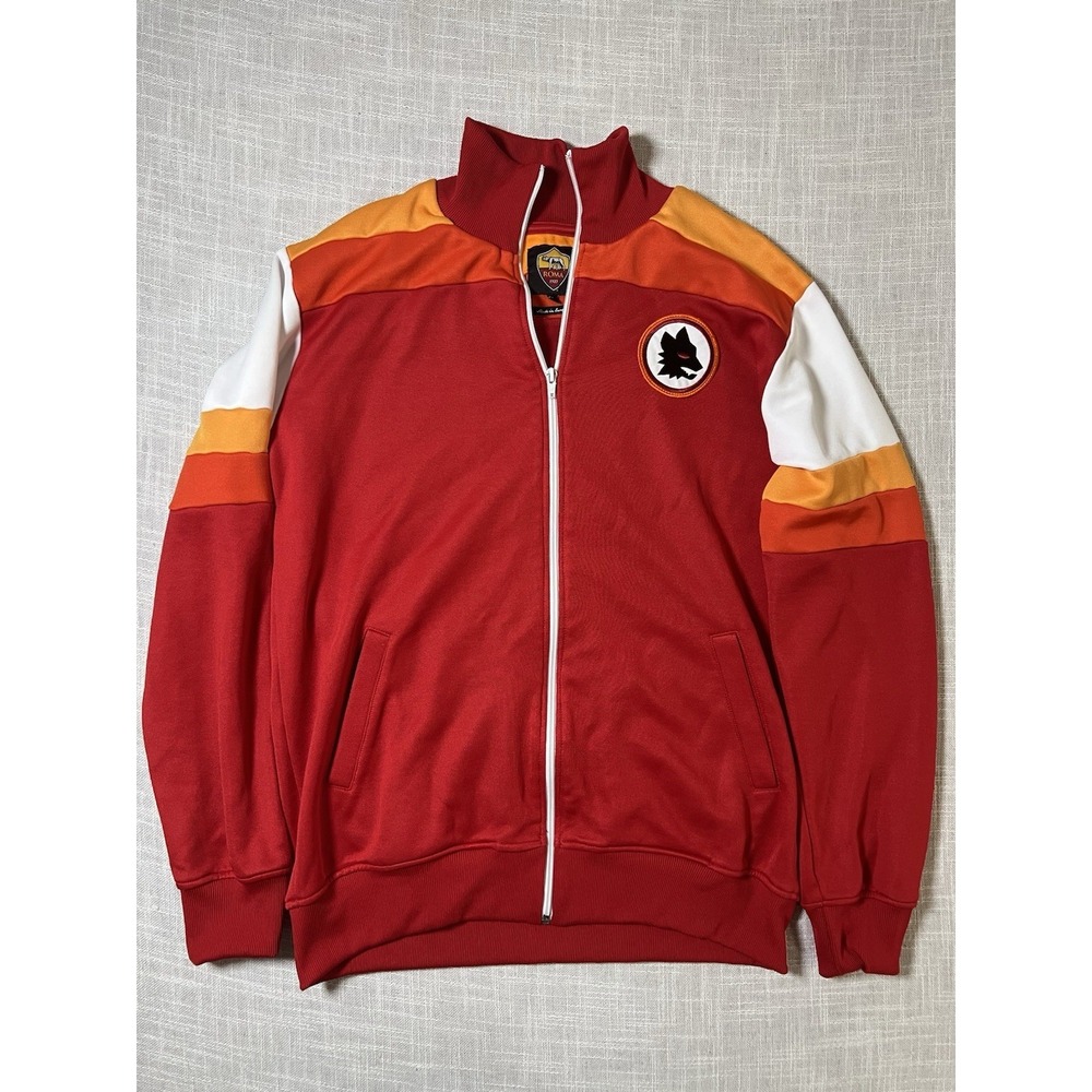 AS ROMA 1979-80 Football Jacket COPA RETRO REPLICA MEN SIZE L SOCCER Home Rare